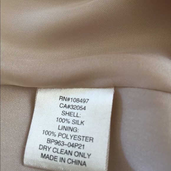 Anthro Champagne color dress, size 0 - Picture 7 of 7